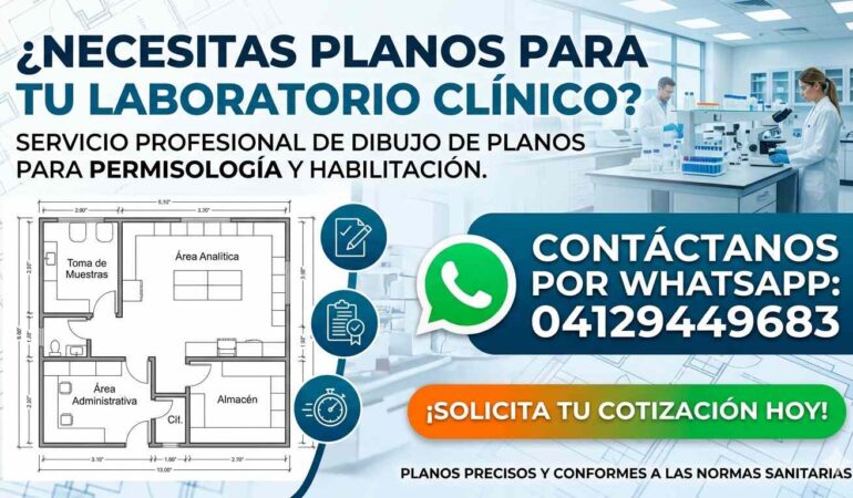 Requisitos para Laboratorios Clínicos en Venezuela: Guía de Permisos 2026 1 Planos-para-laboratorios-clinicos-y-permisologia